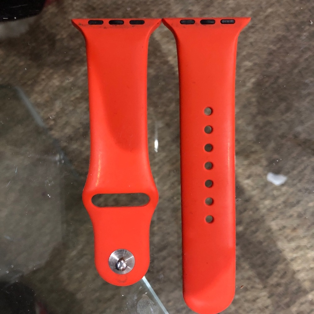 Orange Apple Watch Band